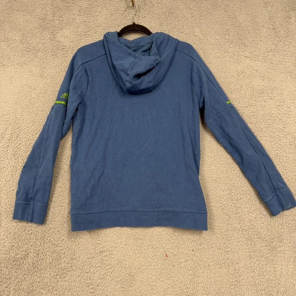 Seattle Sounders FC Sweatshirt Youth Large‎ Boys Blue MLS Soccer Full Zip Adidas